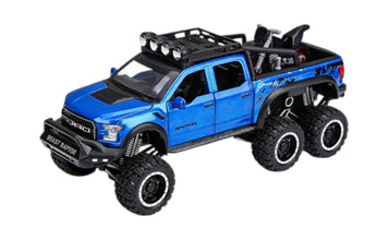Ford F-150 Raptor 6X6 scale model car miniature - Big Size