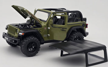 Jeep Wrangler Rubicon 1:24  diecast scale model car | Assorted Colors