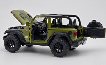 Jeep Wrangler Rubicon 1:24  diecast scale model car | Assorted Colors