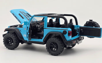 Jeep Wrangler Rubicon 1:24  diecast scale model car | Assorted Colors