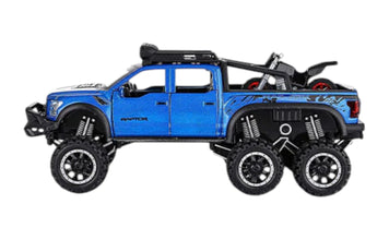Ford F-150 Raptor 6X6 scale model car miniature - Big Size