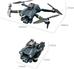 Max Brushless Drone with Gimbal-Stabilized HD Camera, Wi-Fi FPV, Dual Views & Smart Flight Features