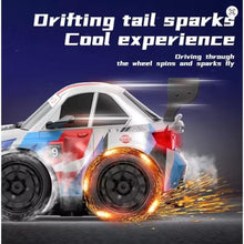 Fire Car - High-Speed RC Drift Car with Sparkling