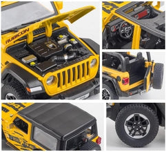 JEEP WRANGLER 3 DOOR METAL CAR WITH REMOVABLE TOP