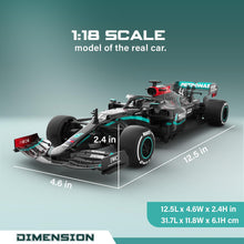 Rastar Authentic Licensed Mercedes-benz F1 W11 RC Car - Detailed Design, 2.4GHz Control | Color :  1:18 Mercedes-benz F1 W11