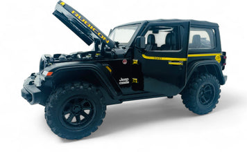 Jeep Wrangler Rubicon 3 Door Removable Top diecast scale model car collectible | Assorted Colors