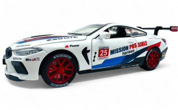 Bmw M8 GTE diecast scale model car collectible