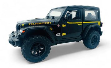 Jeep Wrangler Rubicon 3 Door Removable Top diecast scale model car collectible | Assorted Colors