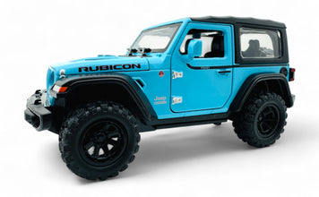 Jeep Wrangler Rubicon diecast Scale Model car with Removable Top  - Big Size