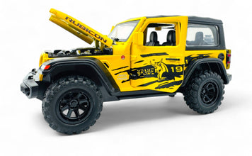Jeep Wrangler Rubicon diecast Scale Model car with Removable Top  - Big Size