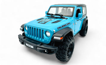 Jeep Wrangler Rubicon diecast Scale Model car with Removable Top  - Big Size