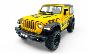 Jeep Wrangler Rubicon diecast Scale Model car with Removable Top  - Big Size