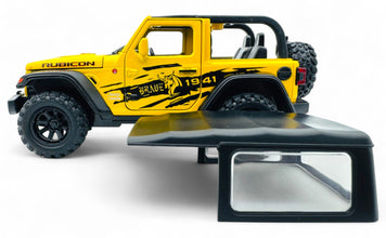 Jeep Wrangler Rubicon diecast Scale Model car with Removable Top  - Big Size