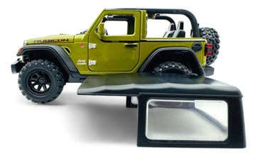 Jeep Wrangler Rubicon diecast Scale Model car with Removable Top  - Big Size