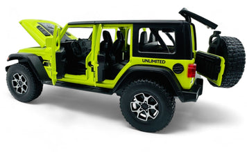 Jeep Wrangler diecast scale model car collectible