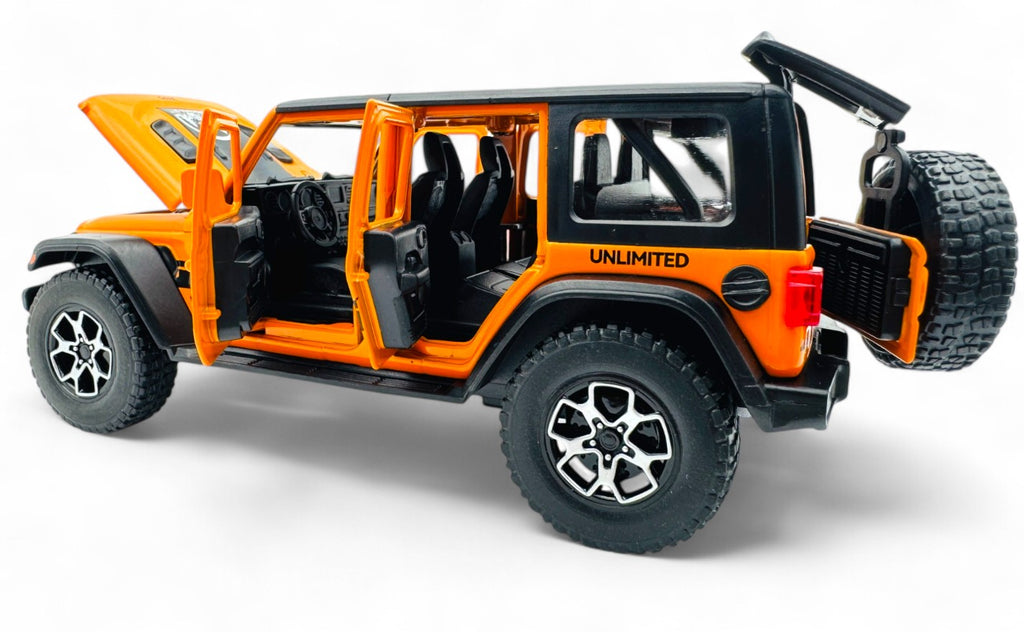Shop Jeep Wrangler 1:24 Diecast Scale Model Car Online – Toykoo