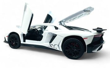 Lamborghini Aventador SVJ diecast scale model car collectible