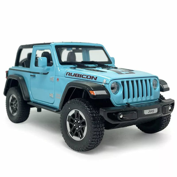 JEEP WRANGLER 3 DOOR METAL CAR WITH REMOVABLE TOP