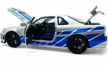 Nissan Skyline R34 GT-R diecast scale model car collectible