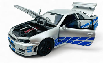 Nissan Skyline R34 GT-R diecast scale model car collectible