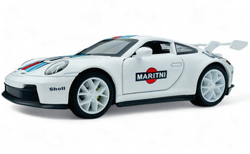 Martini Racing Porsche 911 GT3 RS with acrylic case - 24h LE MANS Licensed diecast Scale Model car