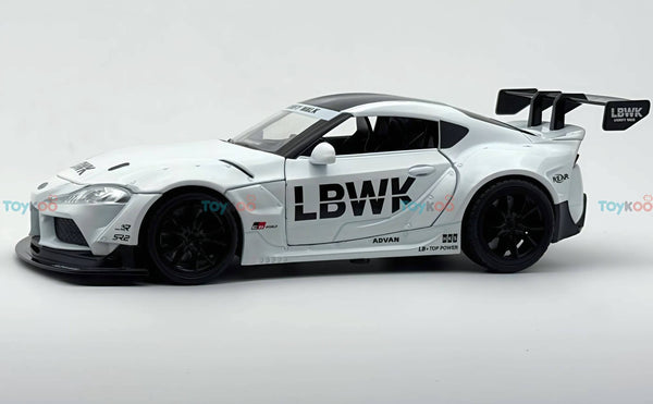 Toyota Supra GR LBWK diecast scale model car collectible - Big Size