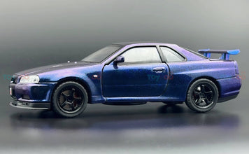 Nissan Skyline GT-R R34 Super Model diecast scale model car miniature - Big Size