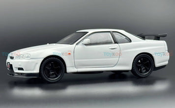 Nissan Skyline GT-R R34 Super Model diecast scale model car miniature - Big Size