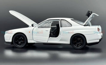 Nissan Skyline GT-R R34 Super Model diecast scale model car miniature - Big Size