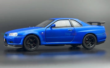 Nissan Skyline GT-R R34 Super Model diecast scale model car miniature - Big Size