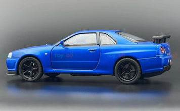 Nissan Skyline GT-R R34 Super Model diecast scale model car miniature - Big Size