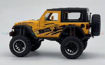 Jeep Wrangler Rubicon diecast Scale Model car with Removable Top  - Big Size
