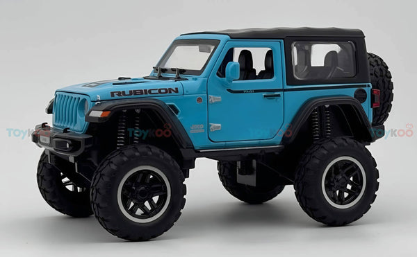 Jeep Wrangler Rubicon diecast Scale Model car with Removable Top  - Big Size