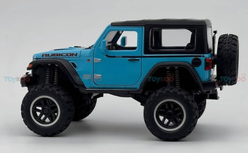 Jeep Wrangler Rubicon diecast Scale Model car with Removable Top  - Big Size