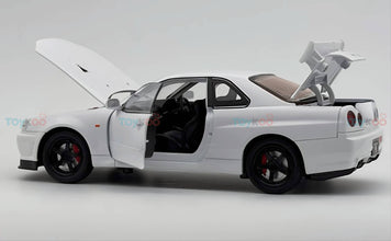 Nissan Skyline GT-R R34 Super Model diecast scale model car miniature - Big Size