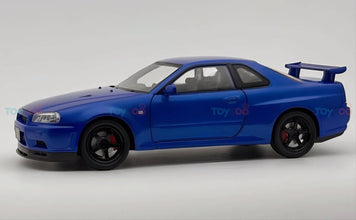 Nissan Skyline GT-R R34 Super Model diecast scale model car miniature - Big Size