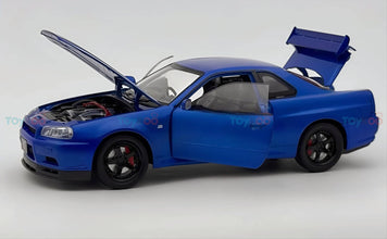 Nissan Skyline GT-R R34 Super Model diecast scale model car miniature - Big Size