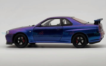 Nissan Skyline GT-R R34 Super Model diecast scale model car miniature - Big Size
