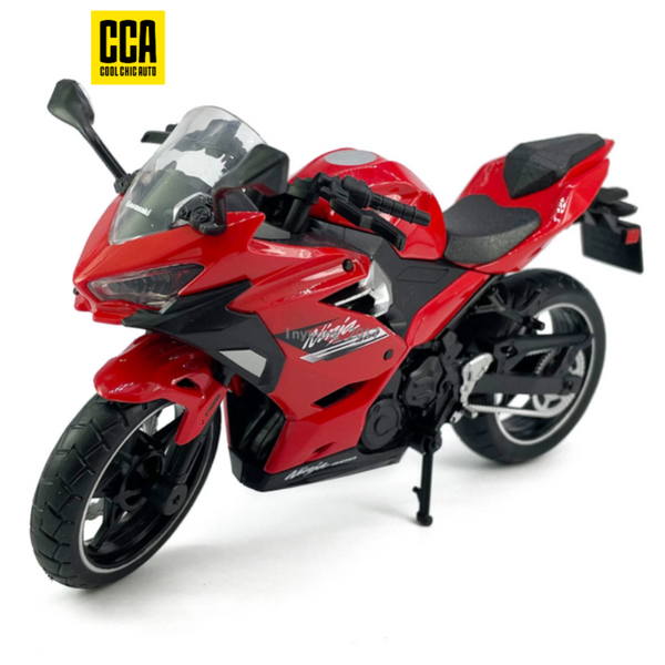 Kawasaki Ninja 400 Red 1:12 CCA licensed diecast scale model bike collectible